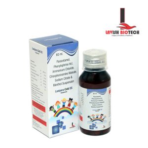 PARACETAMOL(250MG),PHENYLEPHRINE HCL(5MG),CHLORPHENIRAMINEMALEATE(2MG),SODIUM CITRATE(60MG),AMMONIUMCHLORIDE(120MG),MENTHOL(1MG) 60MLBOTTLE